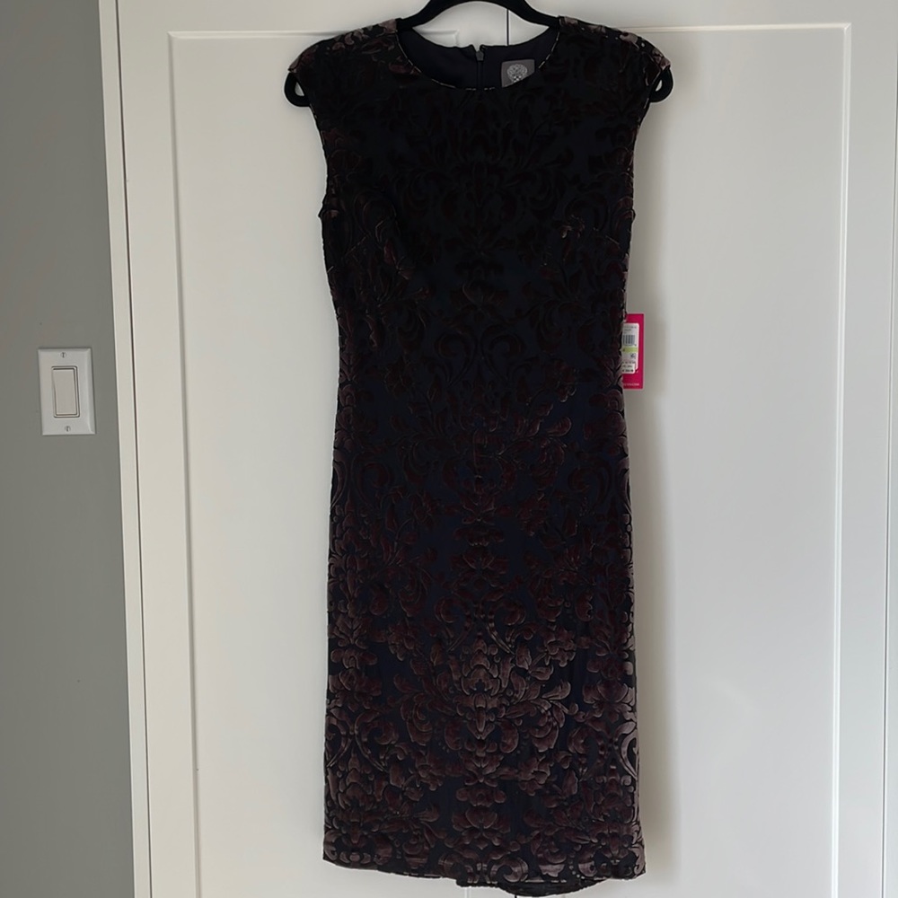 Vince Camuto velvet dress